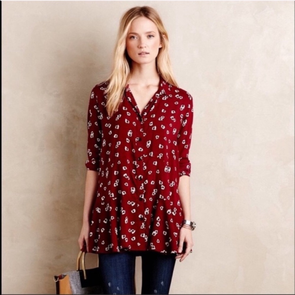❌SOLD❌11-1-Tylho Lakin Floral Tunic - Picture 6 of 6